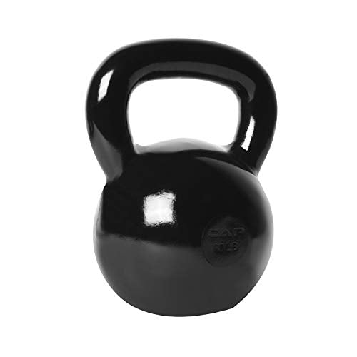 CAP Barbell Black Enamel Coated - Singles and Sets, Multiple Weight Choices - size: 60.0 Pounds