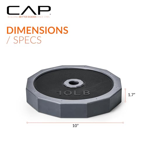 CAP Adjustable Weight Set, Multi-Use Adjustable Dumbbell Set for Home Gym Strength Training, Quick Change Free Weights System, Compact Workout Equipment, Multiple Weight Options - size: 40 lb Plate Pack Addon