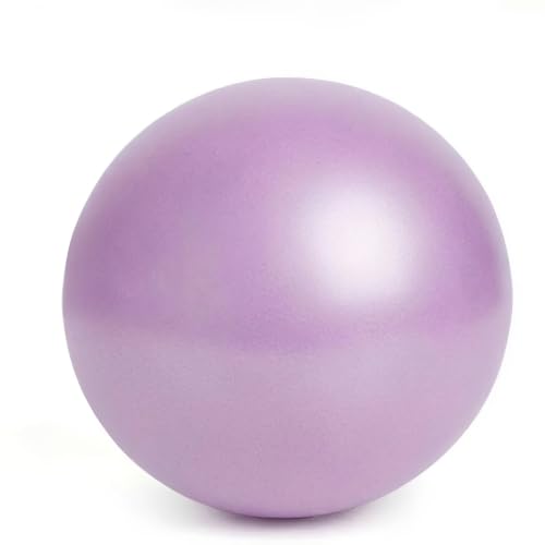 Exercise Ball, 9 Inch PVC Pilates Ball, for Physical Therapy, Yoga and Core Training - color: Purple