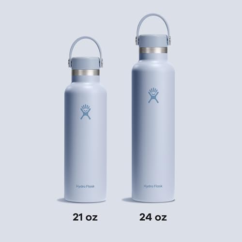 Hydro Flask Water Bottle - Insulated Stainless Steel - Non Spill, Leakproof in 21 Oz Surf Blue - color: SURF, style: 21 Oz