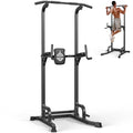 Sportsroyals Power Tower Pull Up Bar Station, 450LBS Stable Pull Up Dip Station for Home Gym Strength Training Equipment | FED Fitness - color: Black