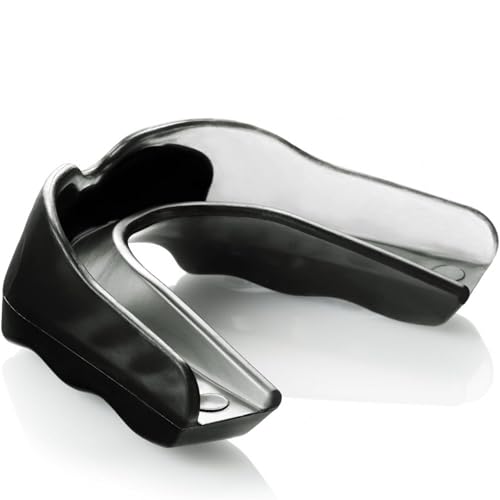 Shock Doctor Mouth Guard, Custom Fit Football Mouth Guard, Moldable Mouth Guard Boxing, Lacrosse, Hockey, MMA, Football & More, Mouthpiece, Mouthguard Sports, Youth - Strapless - size: Youth - STRAPLESS