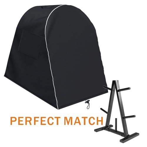 Strength Training Plate Tree Cover, Barbell Weight Rack Cover, For Home Gym CAP Triangle Barbell Weight Rack, Strength Training Tree Weight Plate Rack (Cover Only) - size: 40x20x29