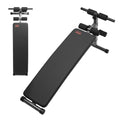 VEVOR Sit Up Bench, Folding Curved Decline Ab Bench, with 5 Adjustable Height Settings, Heavy-Duty Steel, Non-Slip Design, 500 Lbs Capacity for Home Gym Workouts, Strength Training, Full Body Muscles - size: Ab Bench/500lbs