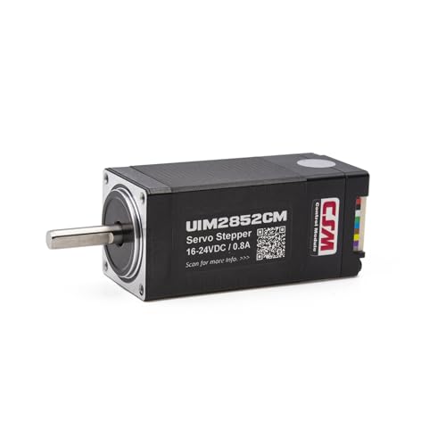 28MM Nema11 Stepper Motor with Incremental Encoder,Integrated Closed-Loop Servo Motion Controller and Driver,CAN Bus Interface,High Speed 3000RPM, Max 0.16Nm,0.7A,16‑24VD (UIM2852CM) - style: Incremental Encoder