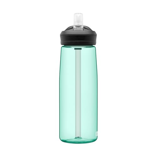 CamelBak Eddy+ Water Bottle with Bite Valve Straw, Leak‑Resistant Easy‑Sip Design for Everyday Hydration, 25oz, Mint - color: Mint, size: 25 Ounces