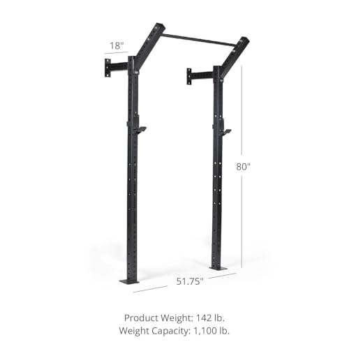 Titan Fitness X-3 Series Space Savings RACKS-80-in