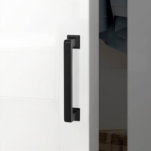 10 Pack Black Matte Cabinet Handles & Drawer Pulls - 3-3/4 in (96mm), Kitchen & Dresser Hardware - color: Matte Black, size: 3-3/4" Hole Center（96mm）