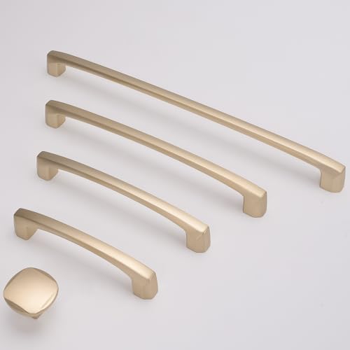 10 Pack 7 inch(177mm) Champagne Bronze Kitchen Cabinet Handles Cabinet Pulls Gold Drawer Pulls Kitchen Cabinet Hardware Handles Dresser Handles - color: Champagne Bronze, size: 7'' Hole Center(177mm)