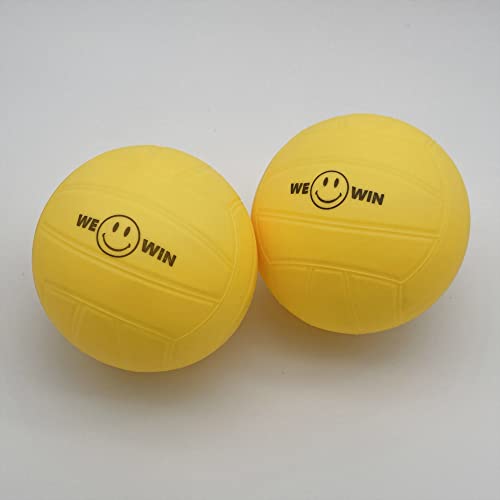 Spike Replacement Balls, Deep Grooves Soft Rubber Balls | Volleyball and Tennis Training Ball, Lawn Beach and Water Pool Recreation Ball, Works for All Roundnet Game Sets