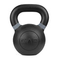 WF Athletic Supply Powder Coated Kettlebells, Black Matte Kettlebell Weights for Strength Training, Conditioning and Functional Fitness, LB and KG Markings - color: e. 44 LB