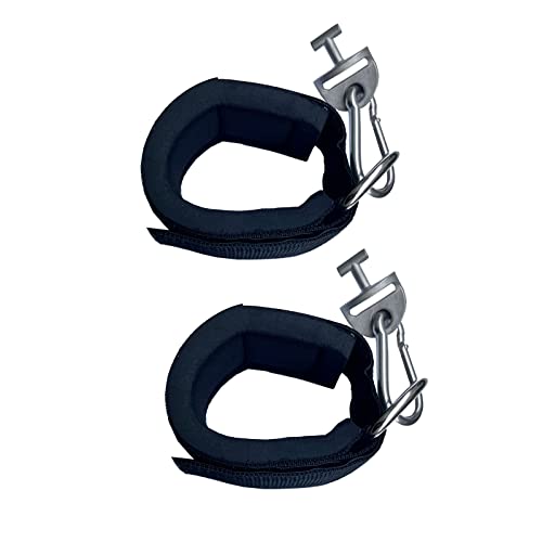 Ankle Workout Straps for Tonal Gym Machine,Hot Pink Adjustable Ankle Strap Attachments for Tonal,with Special Tonal Adapter Accessory - color: Black
