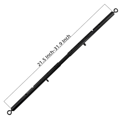Spreader Bar Heavy Duty Stainless Steel Adjustable Bar with 4 pcs PU Cushioned Straps for Yoga, Pilates, Fitness Training, Home Gym Equipment and more. - color: Pink