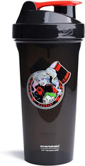 Smartshake Lite Justice League Protein Shaker Bottle 800ml – DC Comics Water Bottle, Leakproof BPA Free Gym Shaker Bottle for Protein Shakes And Protein Powder - Harley Quinn Logo - style: Harley Quinn