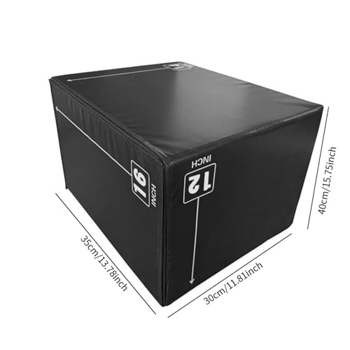 Plyometric Agility Box Heavy Duty Portable Versatile Strength Training Jumping Exercise Equipment for Workout Home