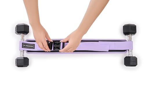 Hip Thrust Belt for Dumbbells,Booty Belt for Hip Thrust Slip-Resistant Padding - color: Violet