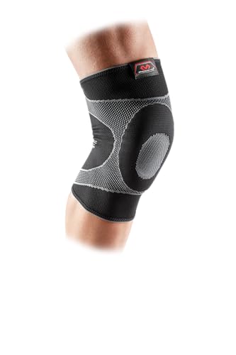McDavid Gel Knee Brace Sleeve. Elastic Compression Sleeve for Pain, Recovery, Injury. Increases Blood Flow and Stability of the Patella. Left or Right Leg. Arthritis, Bursitis, Tendonitis etc. - size: Large