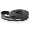 Philosophy Gym Pull Up Assist Band - Resistance Power Loop Exercise Band - style: 3/4" (50-75 lbs) - Black