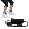 THERABAND Resistance Tubes, Professional Latex Elastic Tubing For Physical Therapy, Lower Pilates, At-Home Workouts, & Rehab, 12 Inch, Padded Cuffs, Black, Special Heavy, Advanced Level 1 | Professional TheraBand elastic resistance for exercise, physical