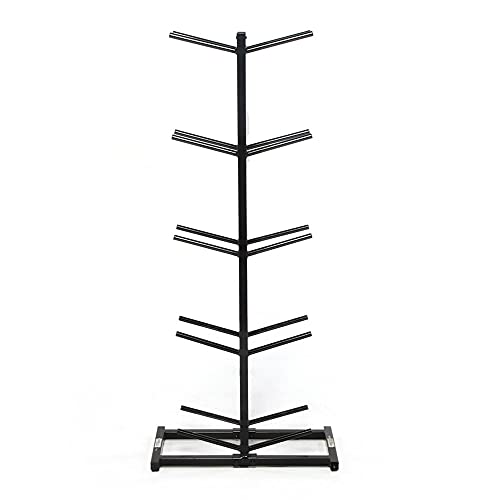 Power Systems Medicine Ball Storage Rack Only – Double Med Ball Tree Holds 10 Balls, Vertical Gym Organizer Stand for Home Gym, Fitness Studio & Commercial Equipment Storage, Black