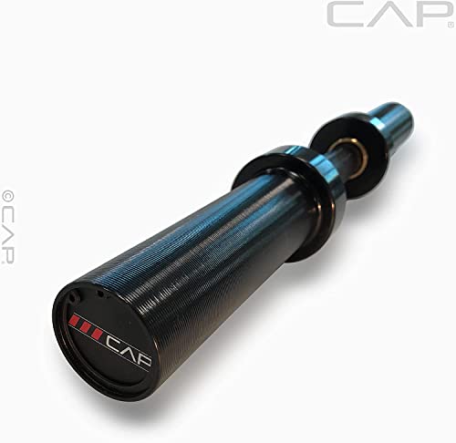 CAP Barbell Olympic Dumbbell Handles | Multiple options - style: Black No Collars