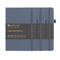 &And Per Se Lined Notebooks 3-Pack Gift Set, A5 Hardcover Journals, 160 Pages 100gsm Thick Paper, Journaling Notebook for Office, School (Dark Blue) - color: Dark Blue, style: 3 Pack-Lined