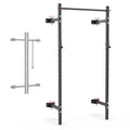 Synergee 2200 Folding Rack – 750 lb Capacity Power Cage - color: c) Black 95" x 21"