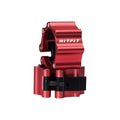 RitFit 2-Inch Magnetic Barbell Collars Locking Clamps - Heavy Duty Aluminum Alloy, Quick Release with Non-Slip TPR Pads for Olympic Weightlifting Powerlifting Training (Pair) - color: Red