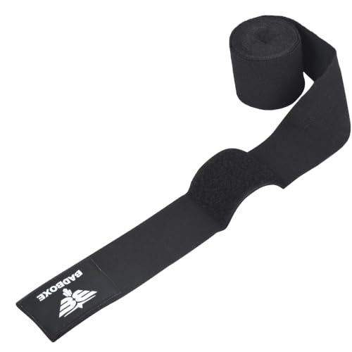 TWISTER FIGHT WEAR Boxing Hand Wraps 180" (4.5 Meter) – Premium Cotton-Polyester Blend with Thumb Loop and Hook & Loop Closure for Boxing, MMA, Muay Thai & Kickboxing - color: Black (2 Pair)