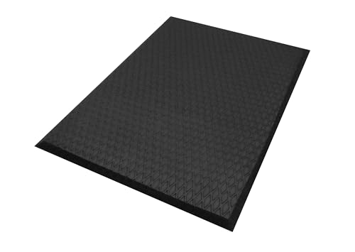 Hudson Exchange (4'x4') MaxCush Anti-Fatigue Comfort Industrial Ergonomic Mat - size: 4'x4'