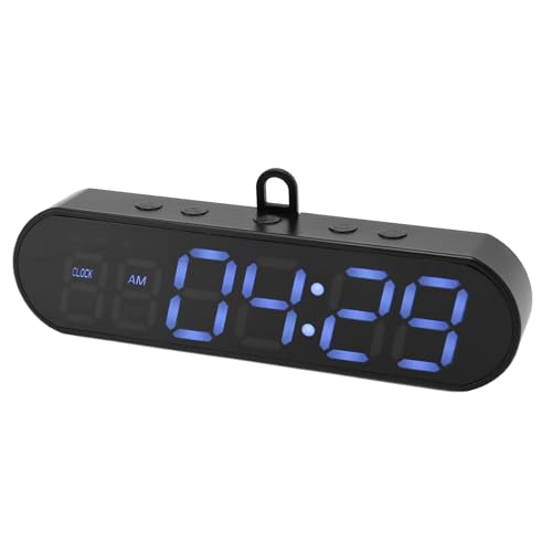 Portable Gym Timer, LED Display Interval Timer with Time Progress Bar/Rounds, Countdown/Up Stopwatch, Buzzer & Rechargeable Powered Battery Workout Timer for Home Gym Fitness
