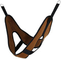 Neck Cervical Traction Device for Neck Pain Relief, Neck Stretcher Hammock Cervical Traction Device Neck Pain Recovery Belt Harness with Hook for Home Physical Therapy Over The Door,Home Use (brown) - color: Brown