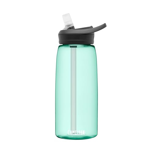 CamelBak Eddy+ Water Bottle with Bite Valve Straw, Leak‑Resistant Easy‑Sip Design for Everyday Hydration, 32oz, Mint - color: Mint, size: 32 Ounces