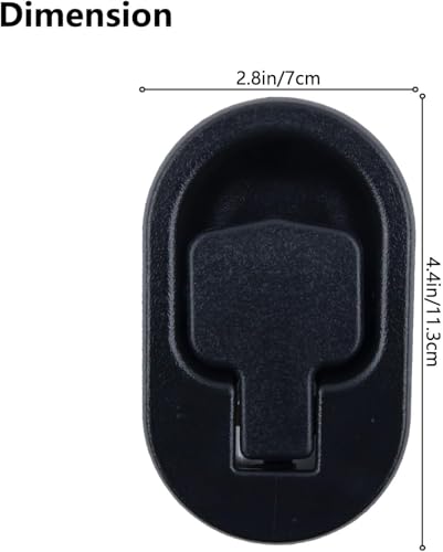 1PC Black Recliner Replacement Part Sofa Chair Couch Release Lever Pull Handle Replacement Recliner Handle ABS Plastic Fits Both A 6mm and 3mm Cable Replacement Parts