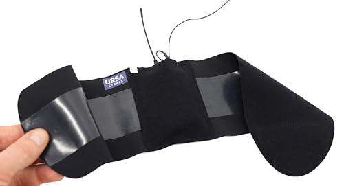 URSA Ankle Straps: Low-Profile, Soft, Stretchy & Breathable Transmitter Straps for Location Sound, Theatre, Wedding Shoots & More (Black, Calf) - color: Black, size: Calf