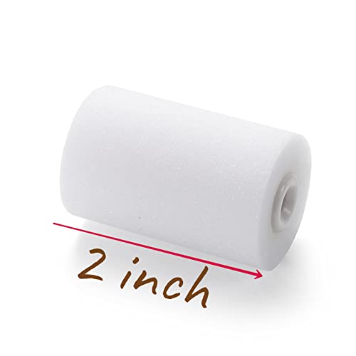 Foam Paint Roller, Sponge Paint Roller Sleeve, High Density Foam Mini Roller Covers,2", Pack of 12 - size: 2 inch Foam Covers