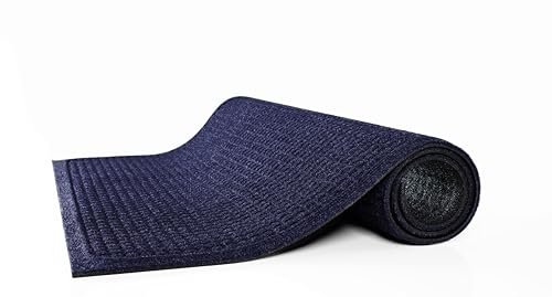 Guardian EG030502 EcoGuard Indoor Wiper Floor Mat, Blue, 3ft x 5ft | Made of Recycled Plastic and Rubber, Wipes Shoes Clean and Dry - color: Blue, size: 3' x 5' (Rectangular)