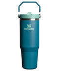 STANLEY IceFlow 2.0 Flip Straw Tumbler with Handle 30 oz | Twist On Lid and Flip Up Straw | Leak Resistant Water Bottle | Insulated Stainless Steel | BPA-Free | Coastal Teal - color: Coastal Teal, size: 30 Ounces
