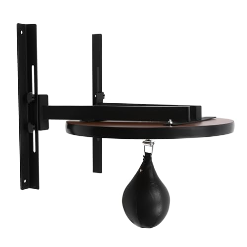 Wall Mounted Boxing Platform Kit, 360° Flexible Swivel Speed Bag Adjustable 5-Position Height Punching Bag Platform Heavy Duty Boxing Training Equipment for Gyms Boxing Gyms Martial Arts - size: 23.6"