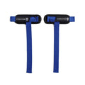 Gymreapers GripLink Lifting Straps – Heavy Duty D-Ring Weight Lifting Wrist Straps with Anti-Slip Silicone Grip Beads, Adjustable Support for Deadlifts, Powerlifting, Cable Machines & Gym Training - color: Electric Blue