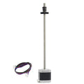 Iverntech NEMA 17 Stepper Motor with Integrated Tr8x2 2mm Lead 310mm T8 Lead Screw for 3D Printers Z Axis or CNC Machine - size: 310-Tr8X2