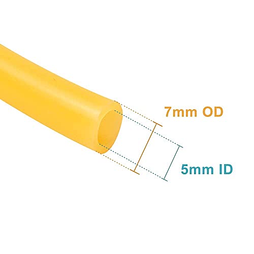 Feelers Natural Latex Rubber Tubing Tube 3/16" (5mm) ID x 1/4" (7mm) OD Speargun Band Slingshot Catapult Tube Rubber Hose, 3.3 Feet - size: 1/4"OD x 3/16"ID, style: 3.3FT