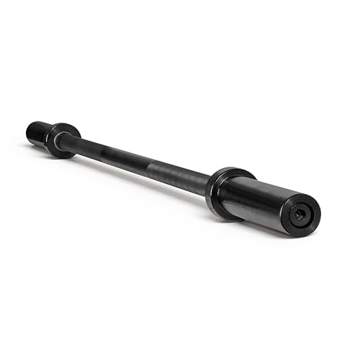 CAP Olympic Barbell - 5FT, 6FT, & 7FT Strength Training Weight Bars, Multiple Options - size: 5 ft (60") - Black, style: Classic