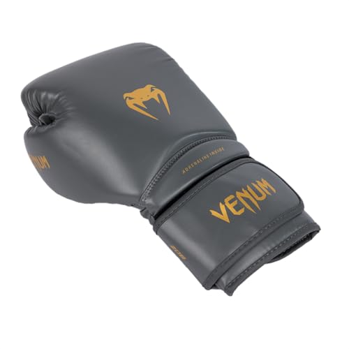 Venum Contender 1.5 Kids Boxing Gloves - color: Graphite/Gold, size: 4-Ounce