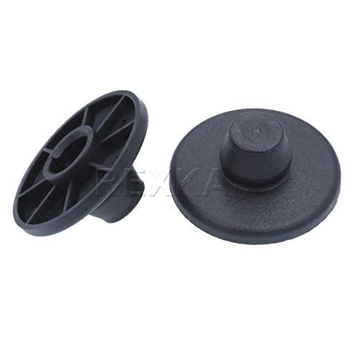 Rexka 10 Sets Carpet Mat Fastener Clips Kit for Volkswagen 8E0-864-229-9B9 and 8E0-864-227