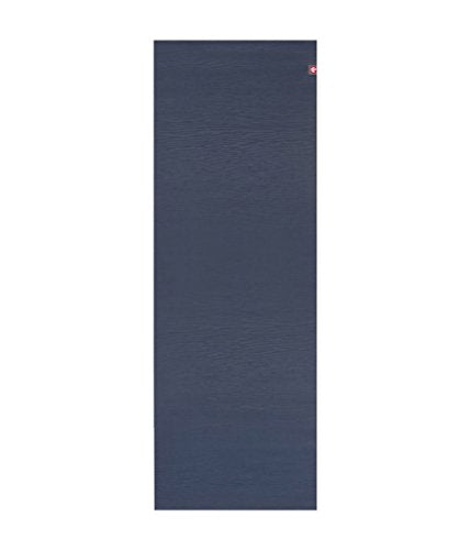 Manduka eKO Yoga Mat - Natural Rubber | Eco-Friendly | Soft Textured Surface| Natural Next-to-Skin Feel - color: Midnight, size: 71" x 24"