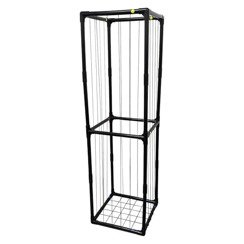 Stuffed Animal Storage, Storage Organizer with Elastic Band, Thicken PVC Tube Large Stuffed Animals Holder for Nursery Playroom Bedroom Room Furniture Plush Storage-Black - color: Black