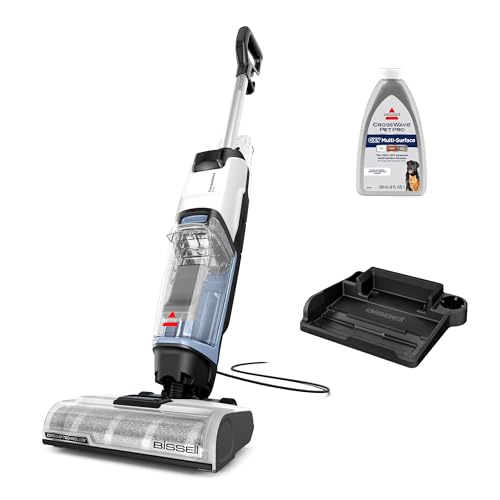 Bissell CrossWave Edge Zero-Gap Wet Dry Vacuum Mop, 4111A | Powerful suction for tile floors and stain removal; zero-gap edge reaches baseboards and corners - style: CrossWave Edge