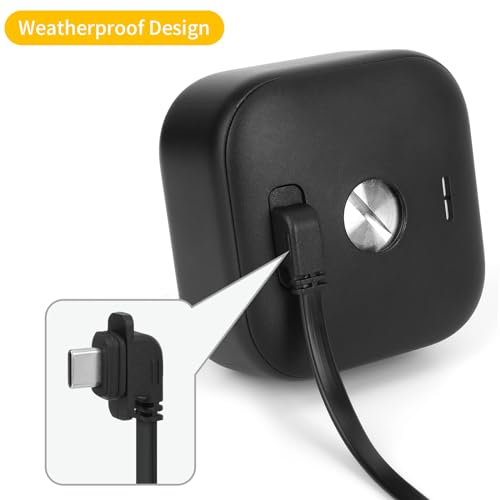 2Pack 10ft/3m Power Cord and Adapter for Blink Outdoor 4(4th Gen)/(3rd Gen)/Blink XT XT2 Camera,Weather Resistant Flat Charging Cable with Extra Type C to Micro USB Adapter - size: 10FT