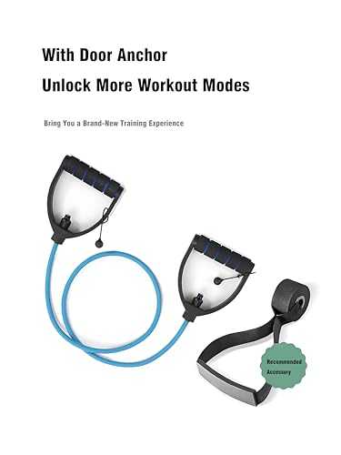 Resistance Bands with Handles, Adjustable Length Exercise Bands for Home Workouts & Physical Therapy, Strap for Arms, Legs & Full Body Fitness - color: Green